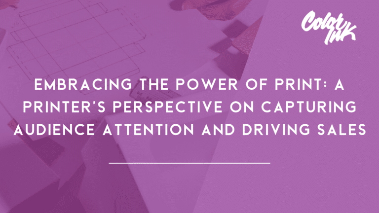 Embracing the Power of Print: A Printer’s Perspective on Capturing Audience Attention and Driving Sales on a purple transparent background