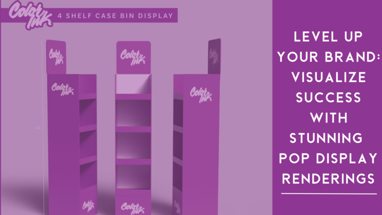 Level Up Your Brand: Visualize Success with Stunning Renderings of POP Displays