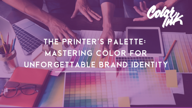 The Printer's Palette: Mastering Color for Unforgettable Brand Identity