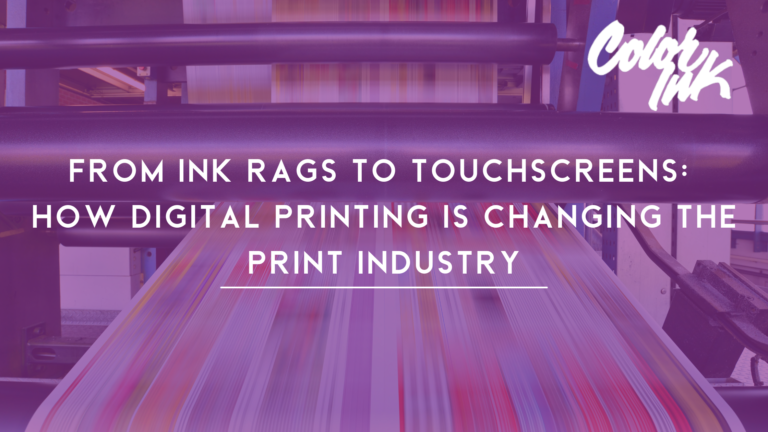 From Ink Rags to Touchscreens: How Digital Printing is Changing the Print Industry